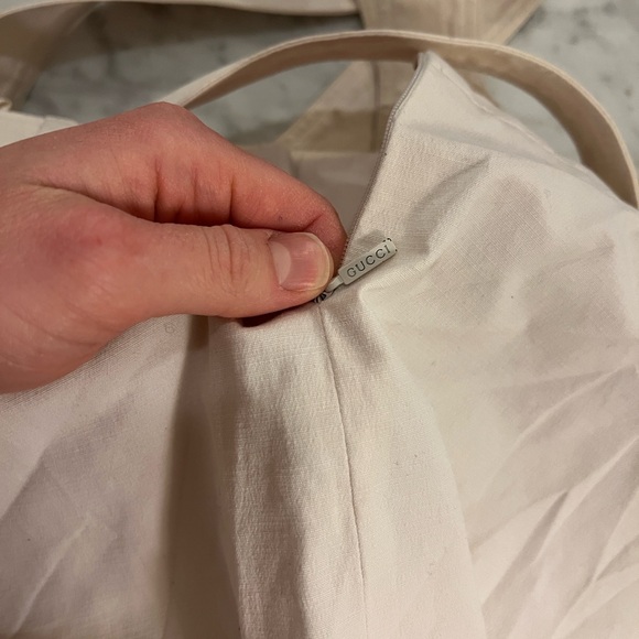 Gucci ivory/white belted bamboo skirt - Picture 7 of 13